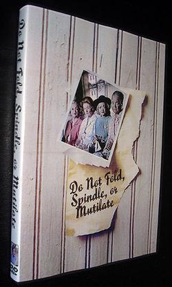 Do Not Fold Spindle or Mutilate dvd