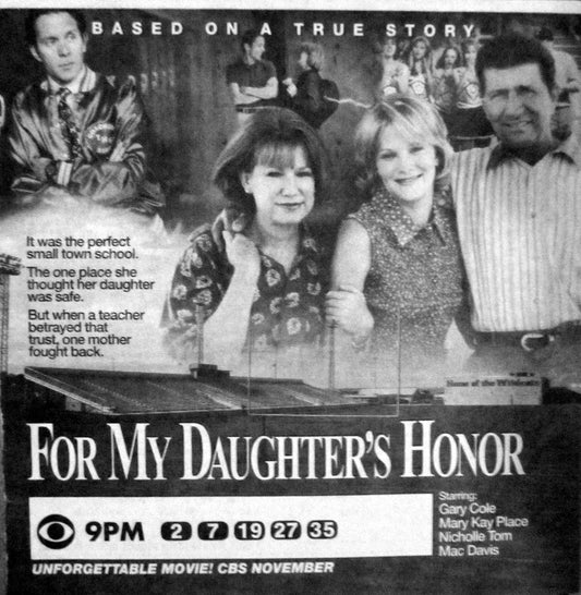 For My Daughters Honor dvd